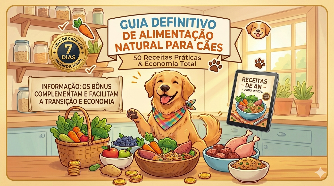 Guia Definitivo de Alimentação Natural para Cães